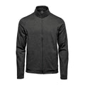 Black Heather - Front - Stormtech Mens Treeline Performance Track Jacket