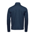 Dark Navy Heather - Back - Stormtech Mens Treeline Performance Track Jacket