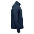 Dark Navy Heather - Side - Stormtech Mens Treeline Performance Track Jacket