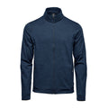 Dark Navy Heather - Front - Stormtech Mens Treeline Performance Track Jacket