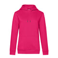 Magenta Pink - Front - B&C Womens-Ladies Queen Hoodie