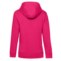 Magenta Pink - Back - B&C Womens-Ladies Queen Hoodie