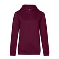 Dark Cherry - Front - B&C Womens-Ladies Queen Hoodie