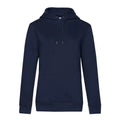 Navy - Front - B&C Womens-Ladies Queen Hoodie