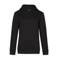 Black Pure - Front - B&C Womens-Ladies Queen Hoodie