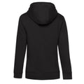 Black Pure - Back - B&C Womens-Ladies Queen Hoodie