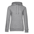 Heather Grey - Front - B&C Womens-Ladies Queen Hoodie