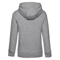 Heather Grey - Back - B&C Womens-Ladies Queen Hoodie