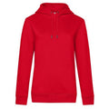 Red - Front - B&C Womens-Ladies Queen Hoodie