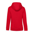 Red - Back - B&C Womens-Ladies Queen Hoodie