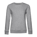 Heather Grey - Front - B&C Womens-Ladies Inspire Crew Neck Jumper