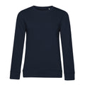 Navy - Front - B&C Womens-Ladies Inspire Crew Neck Jumper