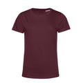 Burgundy - Front - B&C Womens-Ladies Inspire E150 T-Shirt