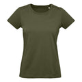 Urban Khaki - Front - B&C Womens-Ladies Inspire Plus T T-Shirt