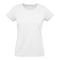 White - Front - B&C Womens-Ladies Inspire Plus T T-Shirt