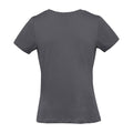 Dark Grey - Back - B&C Womens-Ladies Inspire Plus T T-Shirt