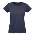 Navy Blue - Front - B&C Womens-Ladies Inspire Plus T T-Shirt