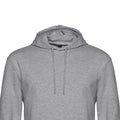 Heather Grey - Back - B&C Mens # Hoodie