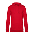 Red - Front - B&C Mens # Hoodie