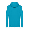 Hawaiian Blue - Back - B&C Mens # Hoodie