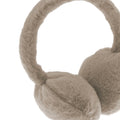 Natural - Side - Ribbon Faux Fur Earmuffs