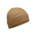 Biscuit - Front - Beechfield Childrens-Kids Organic Cotton Beanie