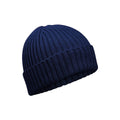 Oxford Navy - Front - Beechfield Childrens-Kids Organic Cotton Beanie