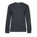 Asphalt - Front - B&C Womens-Ladies Queen Crew Neck Sweatshirt