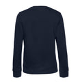 Navy - Back - B&C Womens-Ladies Queen Crew Neck Sweatshirt