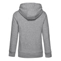 Heather Grey - Back - B&C Womens-Ladies Queen Full Zip Hoodie