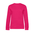 Magenta Pink - Back - B&C Womens-Ladies Queen Crew Neck Jumper