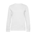 White - Back - B&C Womens-Ladies Queen Crew Neck Jumper