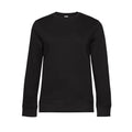 Black Pure - Front - B&C Womens-Ladies Queen Crew Neck Jumper