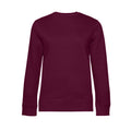 Dark Cherry - Back - B&C Womens-Ladies Queen Crew Neck Jumper