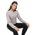 Cool Grey - Back - TriDri Womens-Ladies Recycled Fitted Active Fleece Top