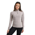 Stone - Back - TriDri Womens-Ladies Recycled Fitted Active Fleece Top