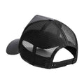 Graphite Grey-Black - Back - Beechfield Polycotton Snapback Trucker Cap