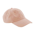 Peach - Front - Beechfield 6 Panel Low Profile Dad Hat