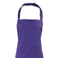 Purple - Back - Premier Colours 2-in-1 Apron - Workwear