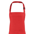 Red - Back - Premier Colours 2-in-1 Apron - Workwear