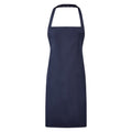 Navy - Front - Premier Ladies-Womens Essential Bib Apron - Catering Workwear