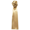 Gold - Front - Premier Scarf - Ladies-Womens Plain Business Scarf