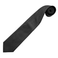 Black - Back - Premier Mens “Colours” Plain Fashion - Business Tie