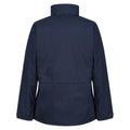 Navy - Back - Regatta Womens-Ladies Beauford Insulated Waterproof Windproof Performance Jacket