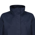 Navy - Side - Regatta Womens-Ladies Beauford Insulated Waterproof Windproof Performance Jacket