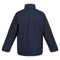 Navy-Black - Back - Regatta Mens Defender III 3-In-1 Jacket (Waterproof & Windproof)