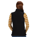 Black - Side - Regatta Womens-Ladies Haber II 250 Series Anti-pill Fleece Bodywarmer - Sleeveless Jacket