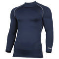 Black - Lifestyle - Rhino Mens Thermal Underwear Long Sleeve Base Layer Vest Top