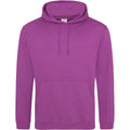 Magenta Magic - Front - Awdis Unisex College Hooded Sweatshirt - Hoodie