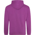 Magenta Magic - Back - Awdis Unisex College Hooded Sweatshirt - Hoodie